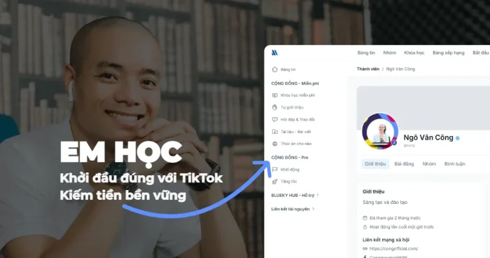 Ngô Văn Công là ai? người sáng lập cộng đồng Em Học