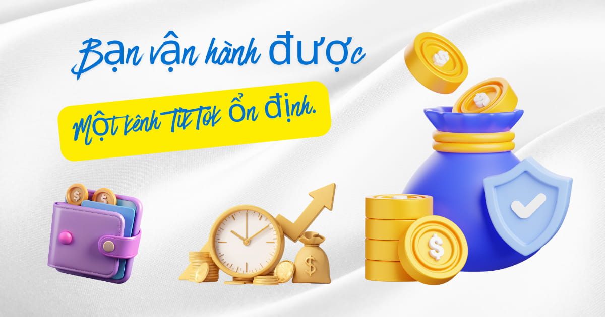 Bạn vận hành được một kênh TikTok ổn định.