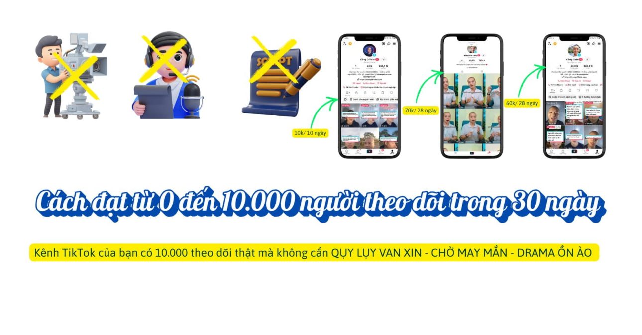 Cách đạt từ 0 đến 10.000 người theo dõi trong 30 ngày