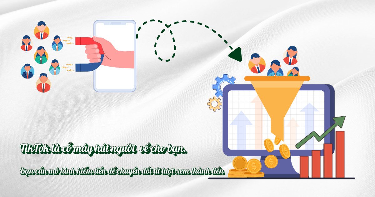 TikTok là công cụ hút khách về cho bạn,